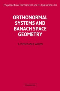 bokomslag Orthonormal Systems and Banach Space Geometry