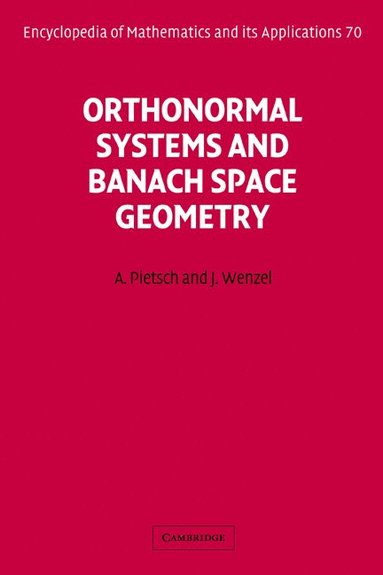 bokomslag Orthonormal Systems and Banach Space Geometry