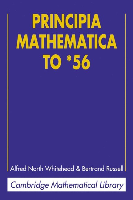 Principia Mathematica to *56 1