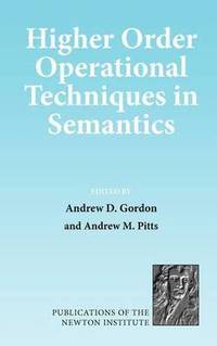 bokomslag Higher Order Operational Techniques in Semantics