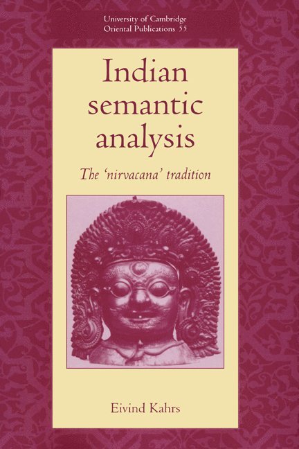 Eivind (University of Cambridge) Kahrs, Eivind Kahrs - Indian Semantic Analysis, Inbunden