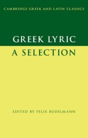 bokomslag Greek Lyric