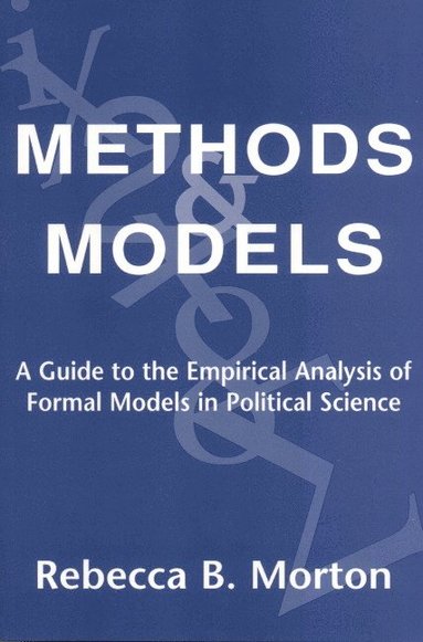 bokomslag Methods and Models