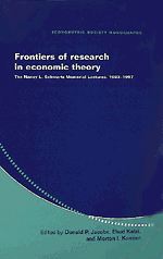 bokomslag Frontiers of Research in Economic Theory