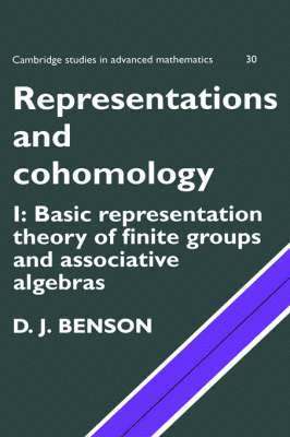 D. J. Benson, D. J. (University of Georgia) Benson, D. Benson, Bela Bollobas, W. Fulton - Representations and Cohomology: Volume 1, Basic Representation Theory of Finite Groups and Associative Algebras, Häftad