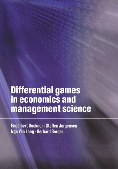 bokomslag Differential Games in Economics and Management Science