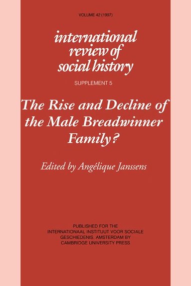Angelique Janssens - The Rise and Decline of the Male Breadwinner Family?, Häftad