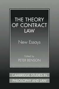 bokomslag The Theory of Contract Law