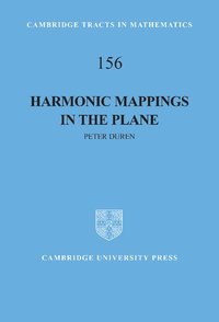 bokomslag Harmonic Mappings in the Plane