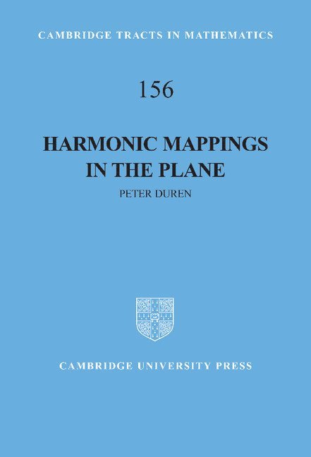 Harmonic Mappings in the Plane 1