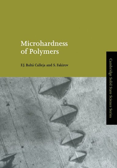 bokomslag Microhardness of Polymers