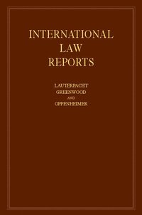 bokomslag International Law Reports