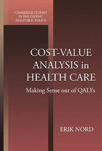 bokomslag Cost-Value Analysis in Health Care