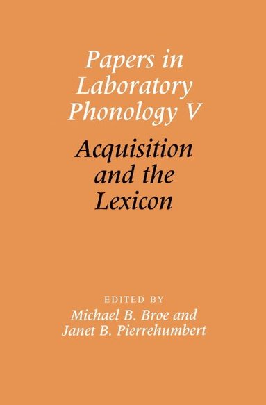bokomslag Papers in Laboratory Phonology V