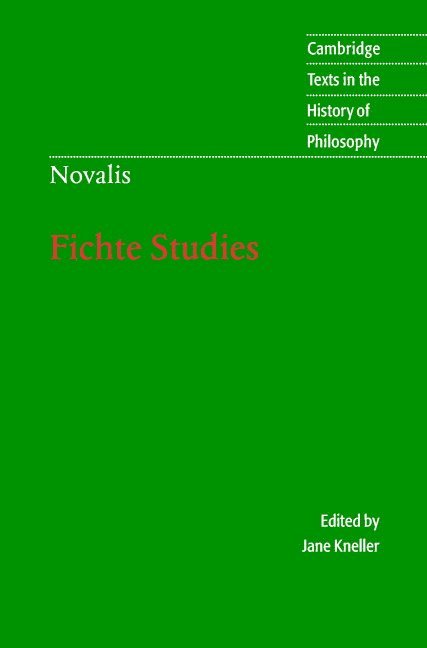Novalis: Fichte Studies 1