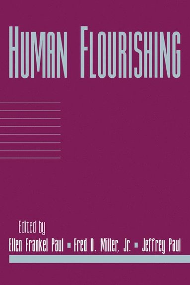 bokomslag Human Flourishing: Volume 16, Part 1