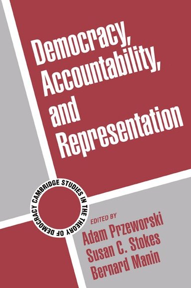 bokomslag Democracy, Accountability, and Representation