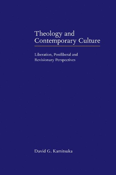 bokomslag Theology and Contemporary Culture: Liberation, Postliberal and Revisionary Perspectives