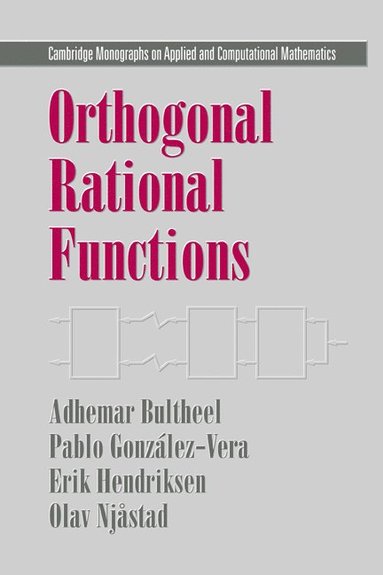 bokomslag Orthogonal Rational Functions