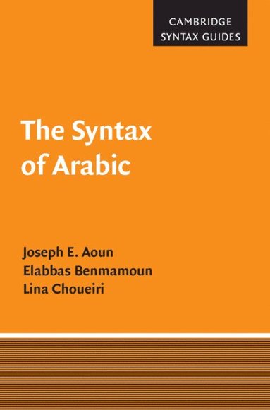 bokomslag The Syntax of Arabic