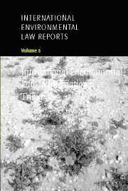 International Environmental Law Reports 1