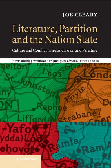Joe Cleary - Literature, Partition and the Nation-State, Inbunden