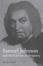 bokomslag Samuel Johnson and the Culture of Property