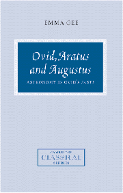 Emma Gee - Ovid, Aratus and Augustus, Inbunden