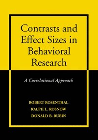 bokomslag Contrasts and Effect Sizes in Behavioral Research