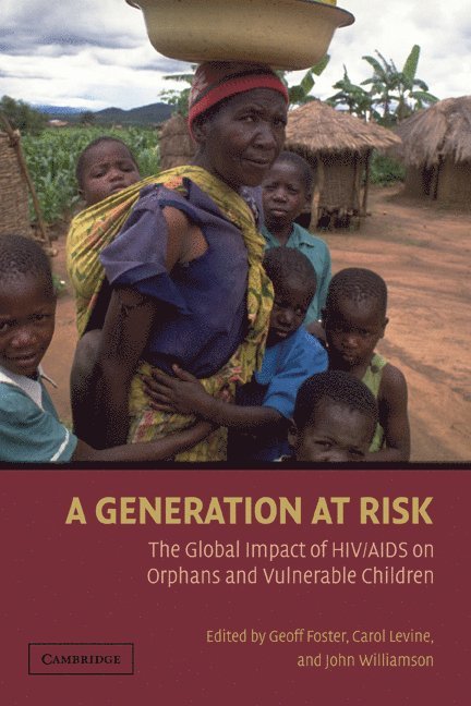 USAID) Williamson, John (Displaced Children and Orphans Fund, Zimbabwe) Foster, Geoff (Mutare Provincial Hospital, New York) Levine, Carol (United Hospital Fund, Geoff Foster, Carol Levine, John Williamson - A Generation at Risk, Inbunden