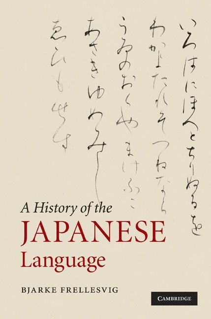 A History of the Japanese Language 1