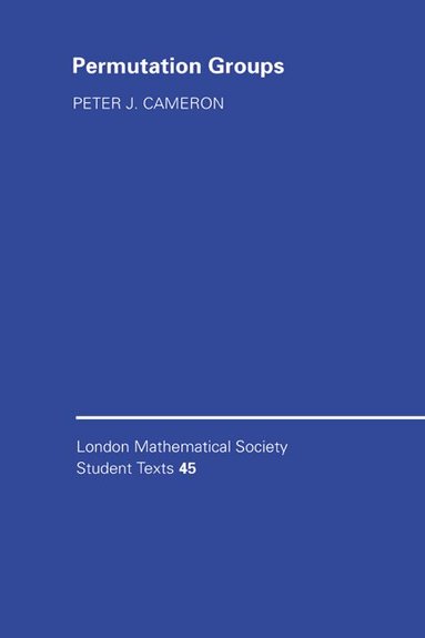 Peter J. Cameron, C. M. Series, J. W. Bruce - Permutation Groups, Häftad