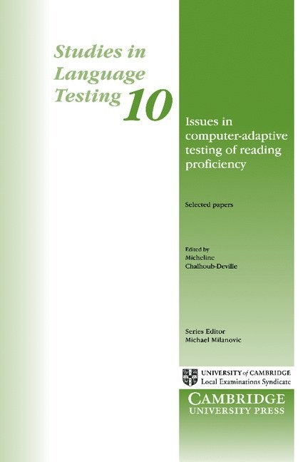 Issues in Computer-Adaptive Testing of Reading Proficiency 1