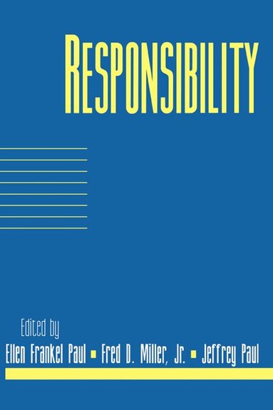 Ellen Frankel Paul, Ellen Frankel Paul, Fred D. Miller, Jr, Jeffrey Paul - Responsibility: Volume 16, Part 2, Häftad