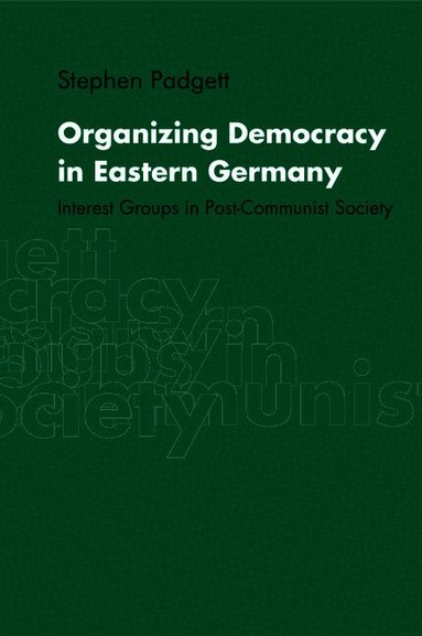 Stephen Padgett - Organizing Democracy in Eastern Germany, Häftad