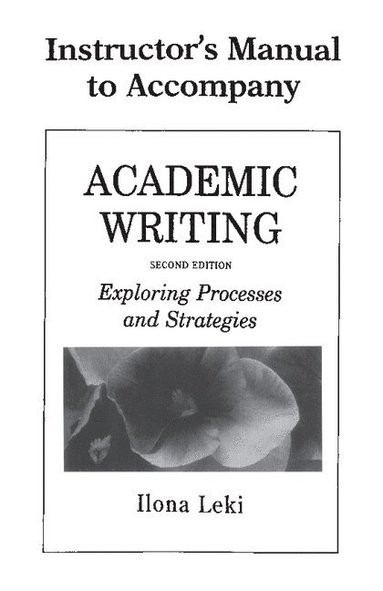 bokomslag Academic Writing Instructor's Manual