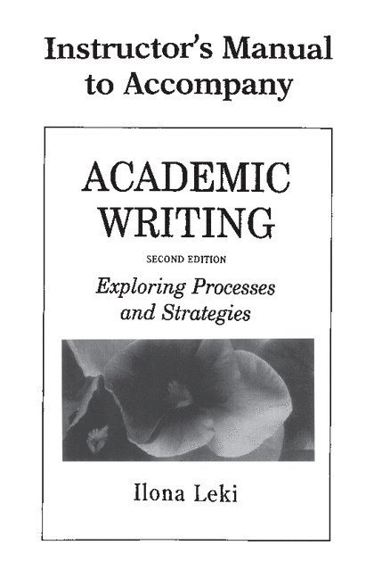 Academic Writing Instructor's Manual 1