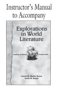 bokomslag Explorations in World Literature Instructor's Manual