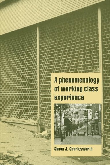 Simon J. Charlesworth, Steven Seidman, Jeffrey C. Alexander - A Phenomenology of Working-Class Experience, Häftad