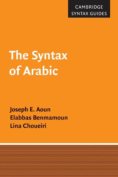 Joseph E. Aoun, Elabbas Benmamoun, Lina Choueiri - The Syntax of Arabic, Häftad