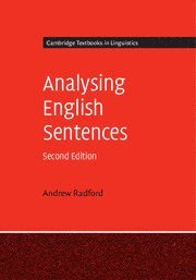 bokomslag Analysing English Sentences