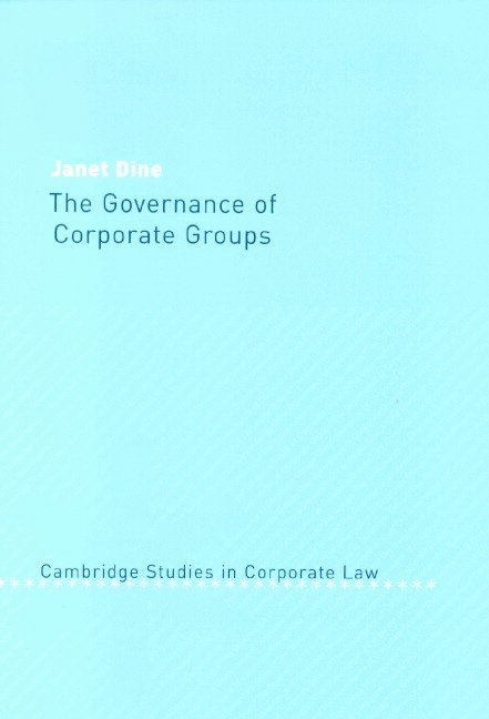 The Governance of Corporate Groups 1
