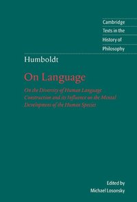 bokomslag Humboldt: 'On Language'