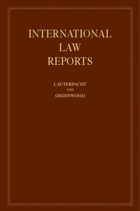 bokomslag International Law Reports