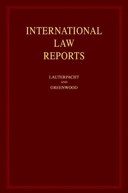 International Law Reports 1