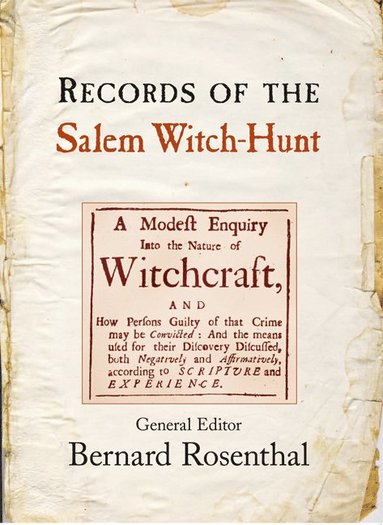 bokomslag Records of the Salem Witch-Hunt