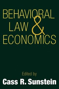 bokomslag Behavioral Law and Economics