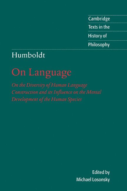 Humboldt: 'On Language' 1