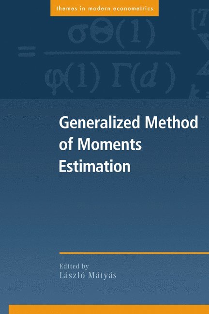 Generalized Method of Moments Estimation 1