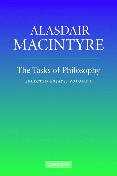 bokomslag The Tasks of Philosophy: Volume 1